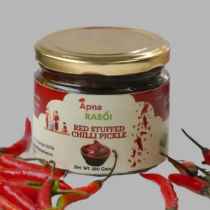 Red Stuffed Chili Pickle