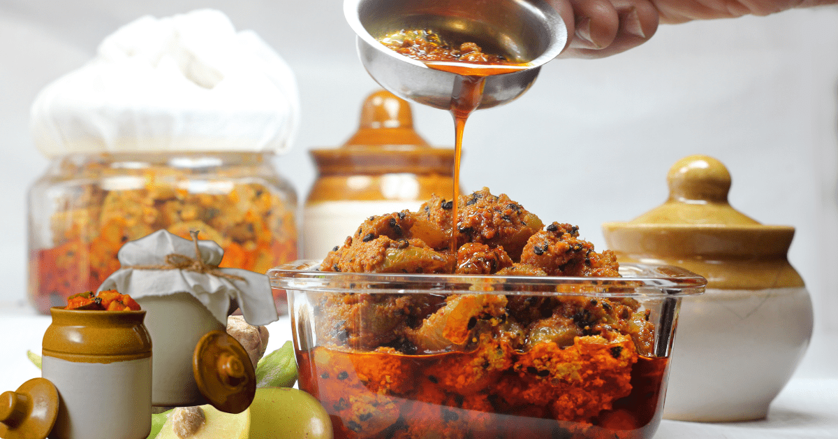 traditional Indian mixed pickle recipe