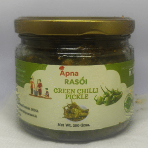 Homemade Green Chilli Pickle