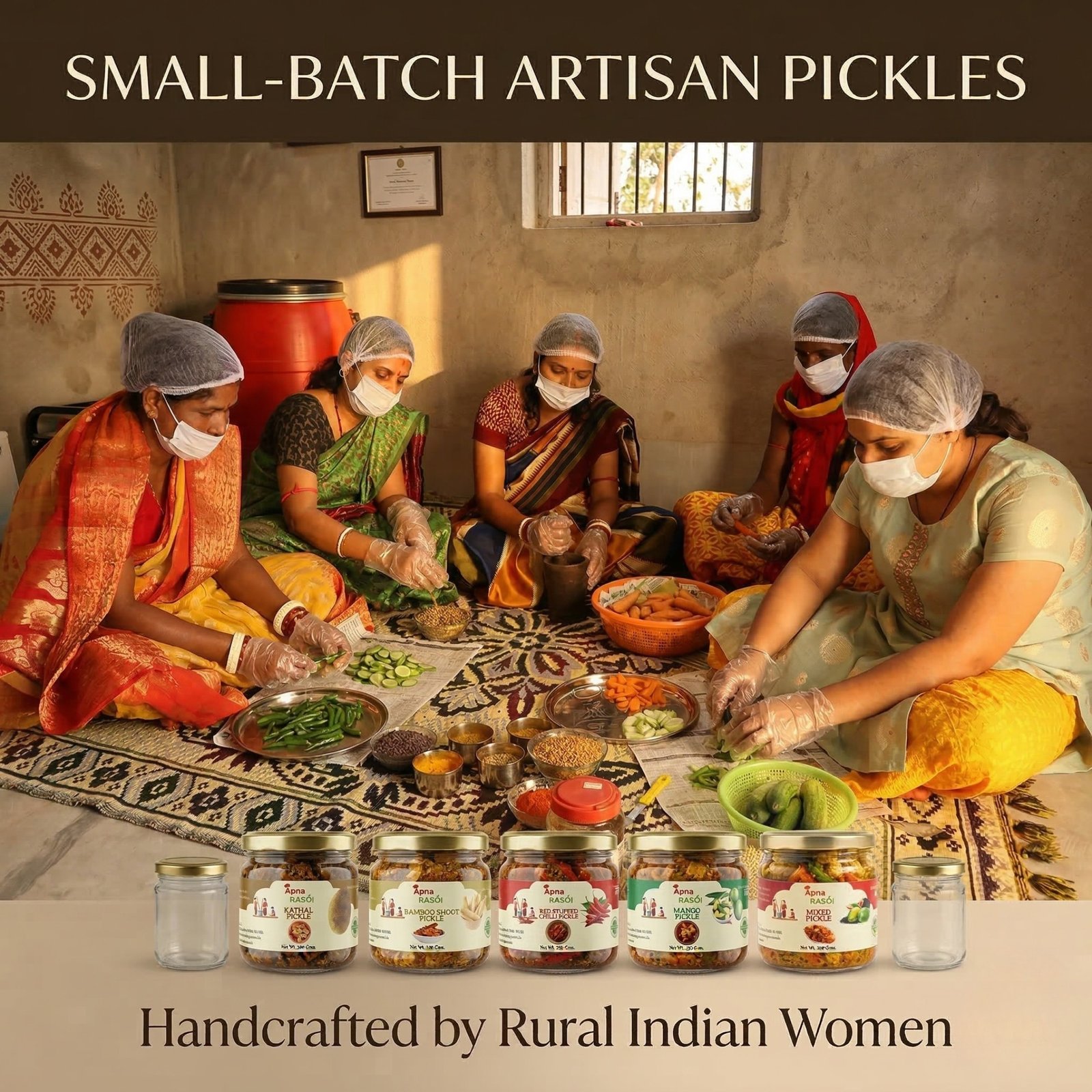 apna rasoi pickle making